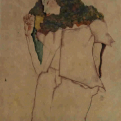 Schiele 18, Lithograph Sleeping Girl, 1968
