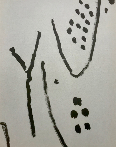 Pierre Tal Coat, Original Lithograph DM09131, Derriere le Niroir 1962