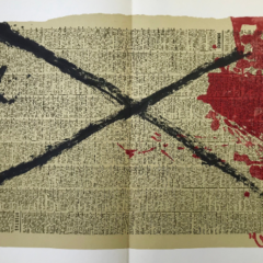 Tapies Antoni Original lithograph DM03175d Maeght 1968