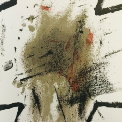 Tapies Antoni Original lithograph DM04175 Maeght 1968