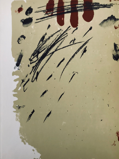 Tapies Antoni Original lithograph DM05175 Maeght 1968