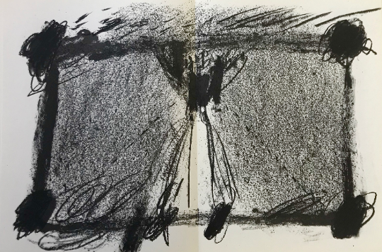 Antoni Tapies Lithograph, DM08175d, Derriere le miroir 1968