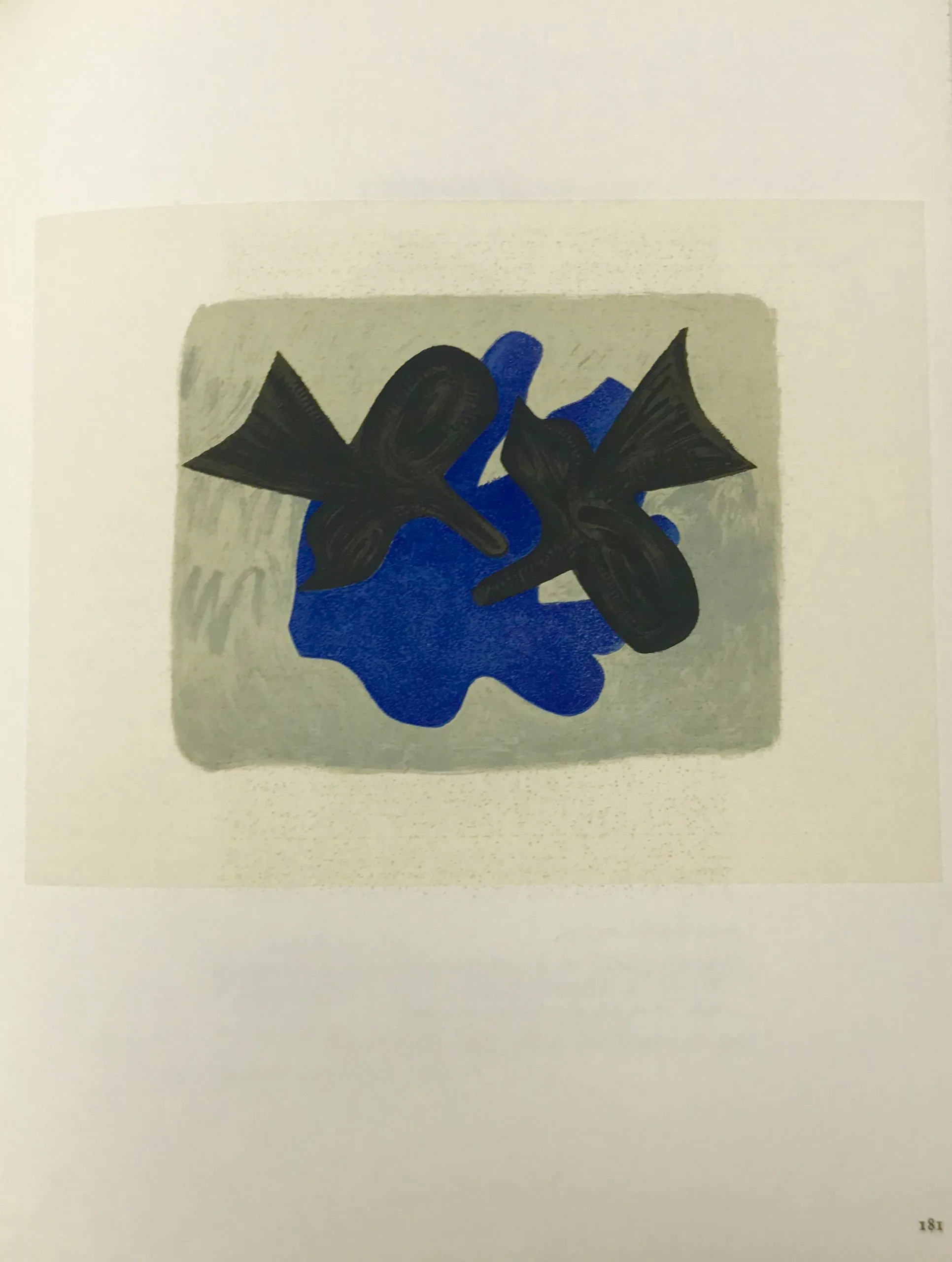 Braque Lithograph "Affiche bijoux de braque" 1963 Mourlot