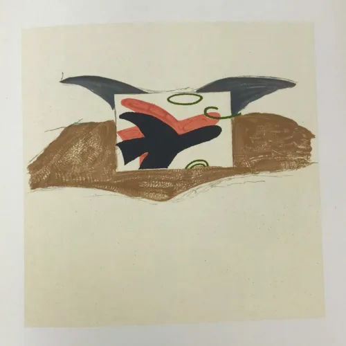 Braque Lithograph "affiche pour lettera amorosa"1963 Mourlot
