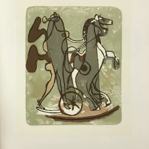 Braque Lithograph "Athenee"1963 Mourlot