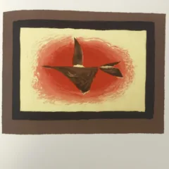 Braque Lithograph "au couchant"1963 Mourlot