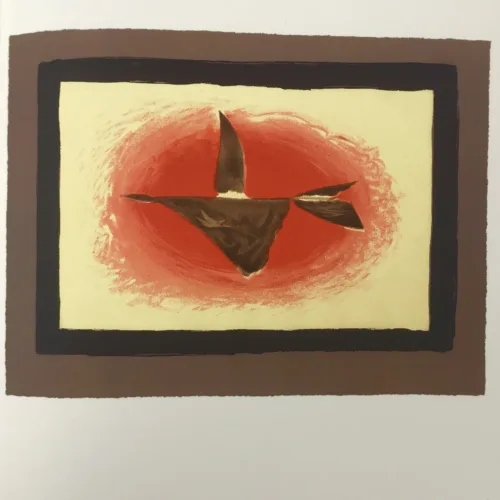 Braque Lithograph "au couchant"1963 Mourlot