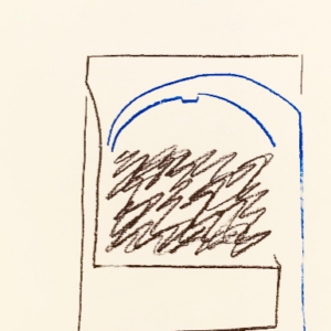 Pierre Buraglio, Lithograph N10-5, Degas 1988