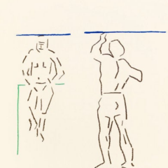 Pierre Buraglio Lithograph N10-8, Cezanne 1988