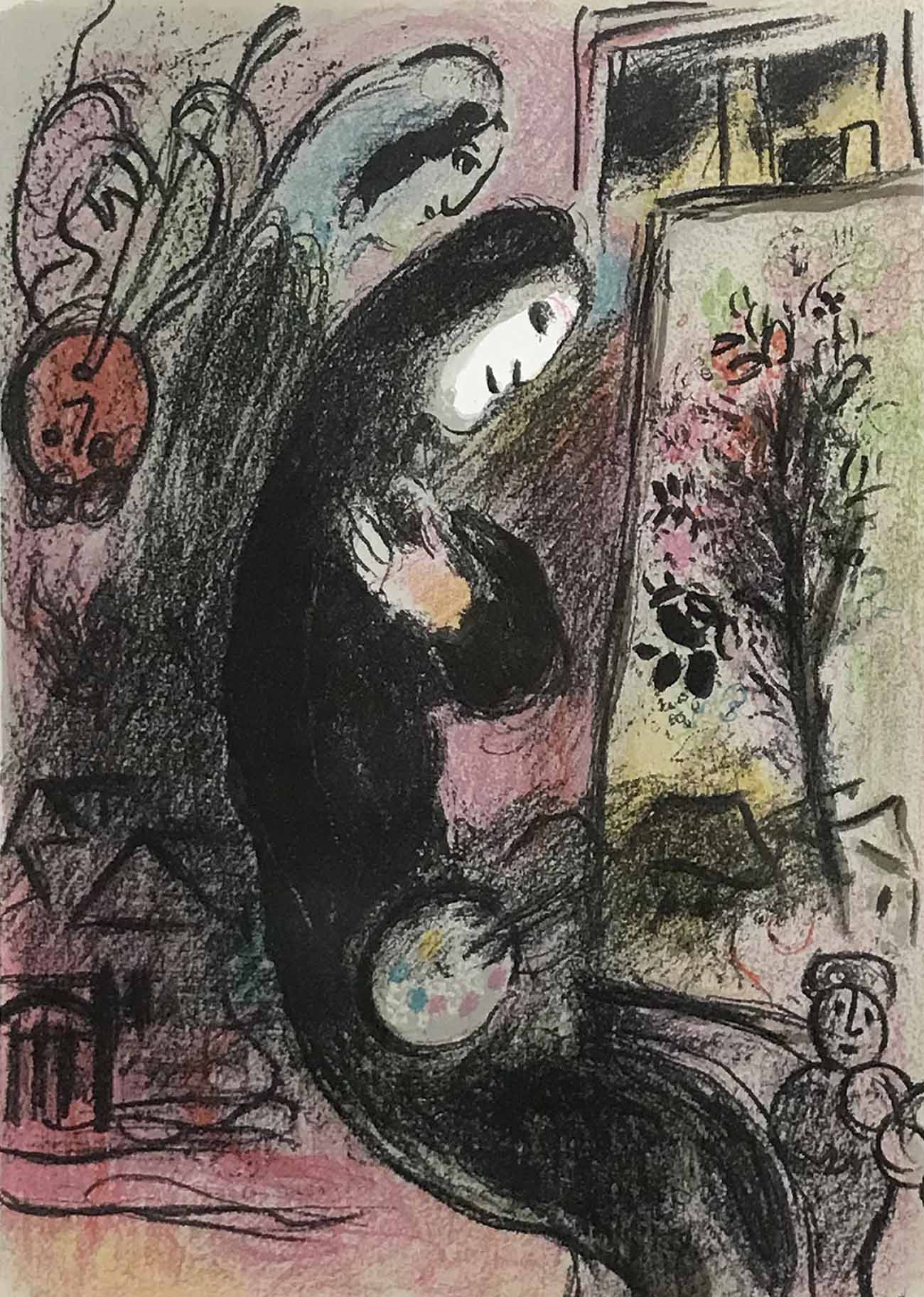 Chagall Original Lithograph vol 2, Inspiration 1963
