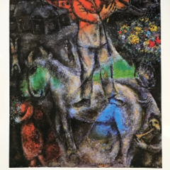 Marc Chagall Poster Le Violoniste by Maeght
