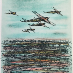 Jean Carzou Original Lithograph17, Mourlot 1962