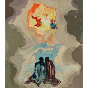 Salvador Dali, Paradise 15, Woodcut, Divine Comedy
