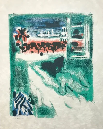Alexandre Garbell Lithograph 2, Mourlot 1962 Alexandre Garbell Lithograph 2, Mourlot 1962