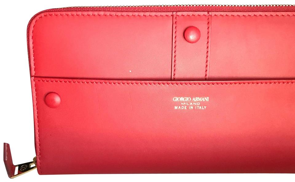 giorgio armani leather wallet
