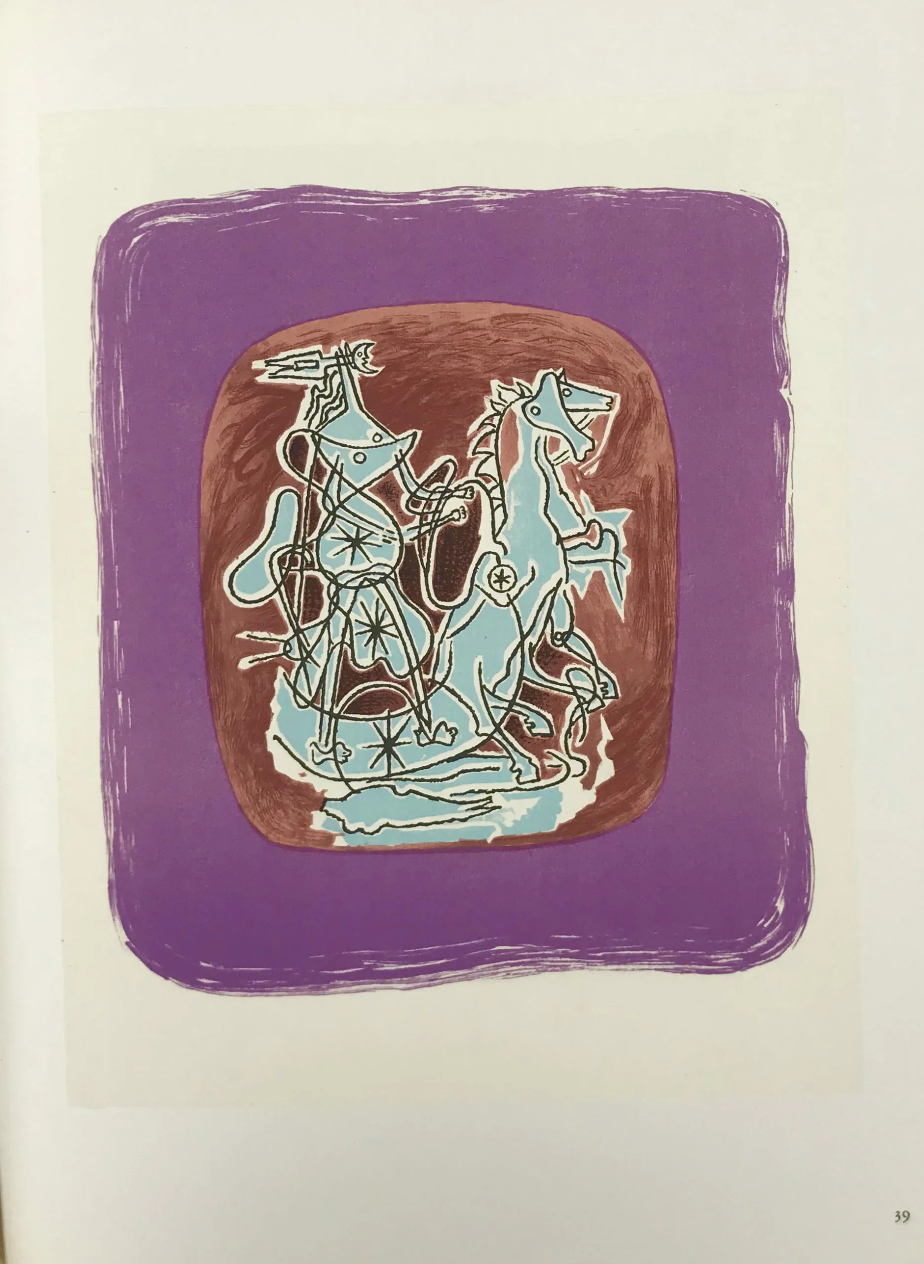 Georges Braque Lithograph p39, Helios 10 Mourlot