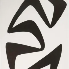 Calder Original Lithograph, DM55173, Derriere le Miroir 1968