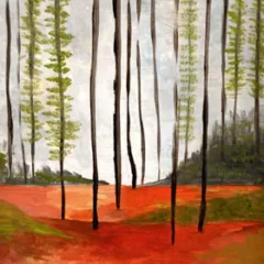 Grace Absi original oil painting on paper Beyond