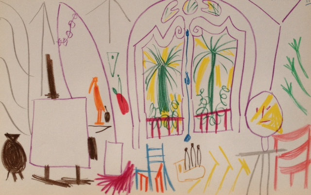 Picasso Sketchbook Lithograph No 2, dated 15/11/1955