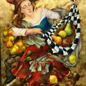 Olga Naletova, Autumn came, Oil on canvas, Signed