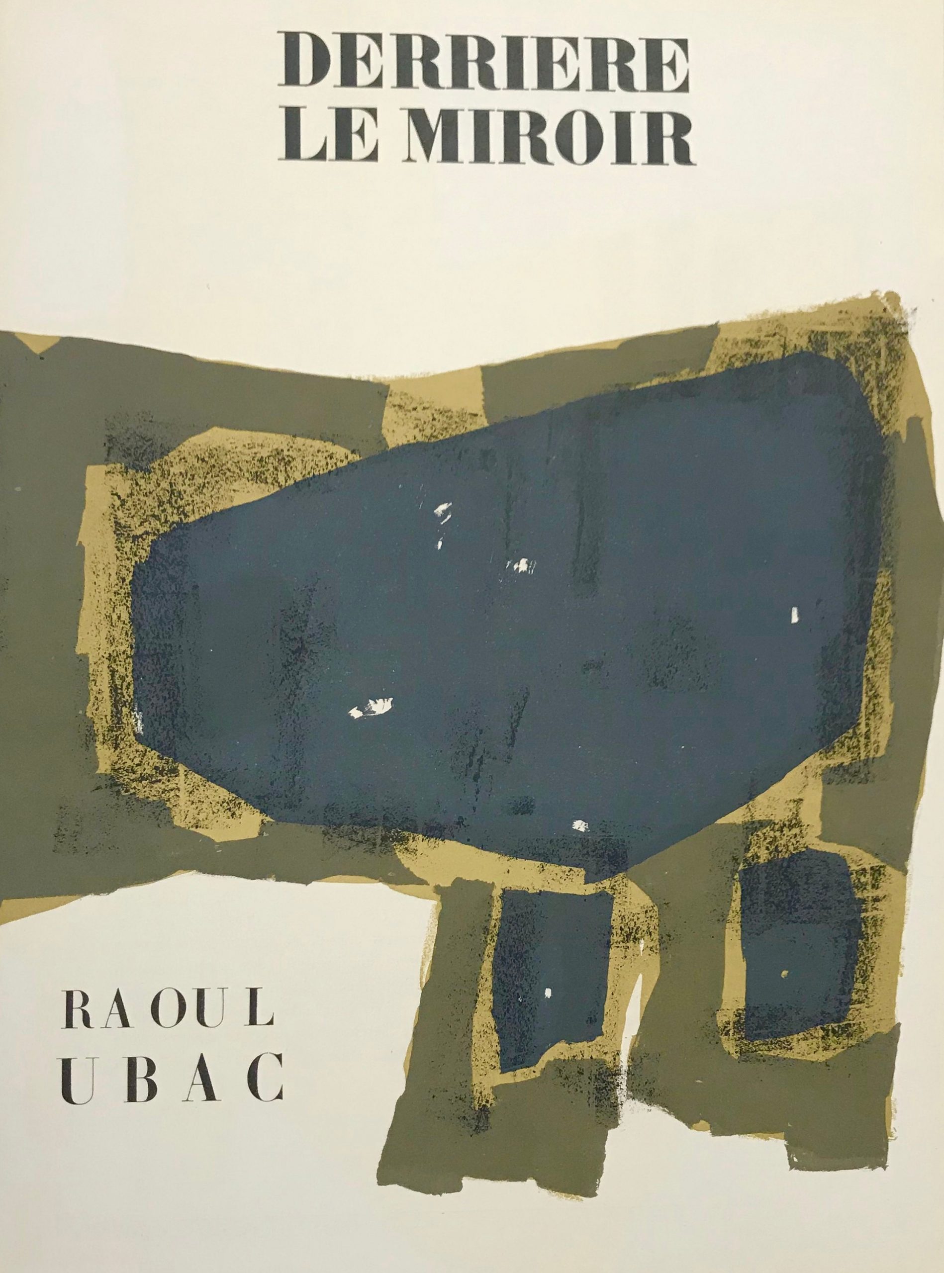 Book Derriere le Miroir 74, Contains 3 Lithographs by Ubac 1955