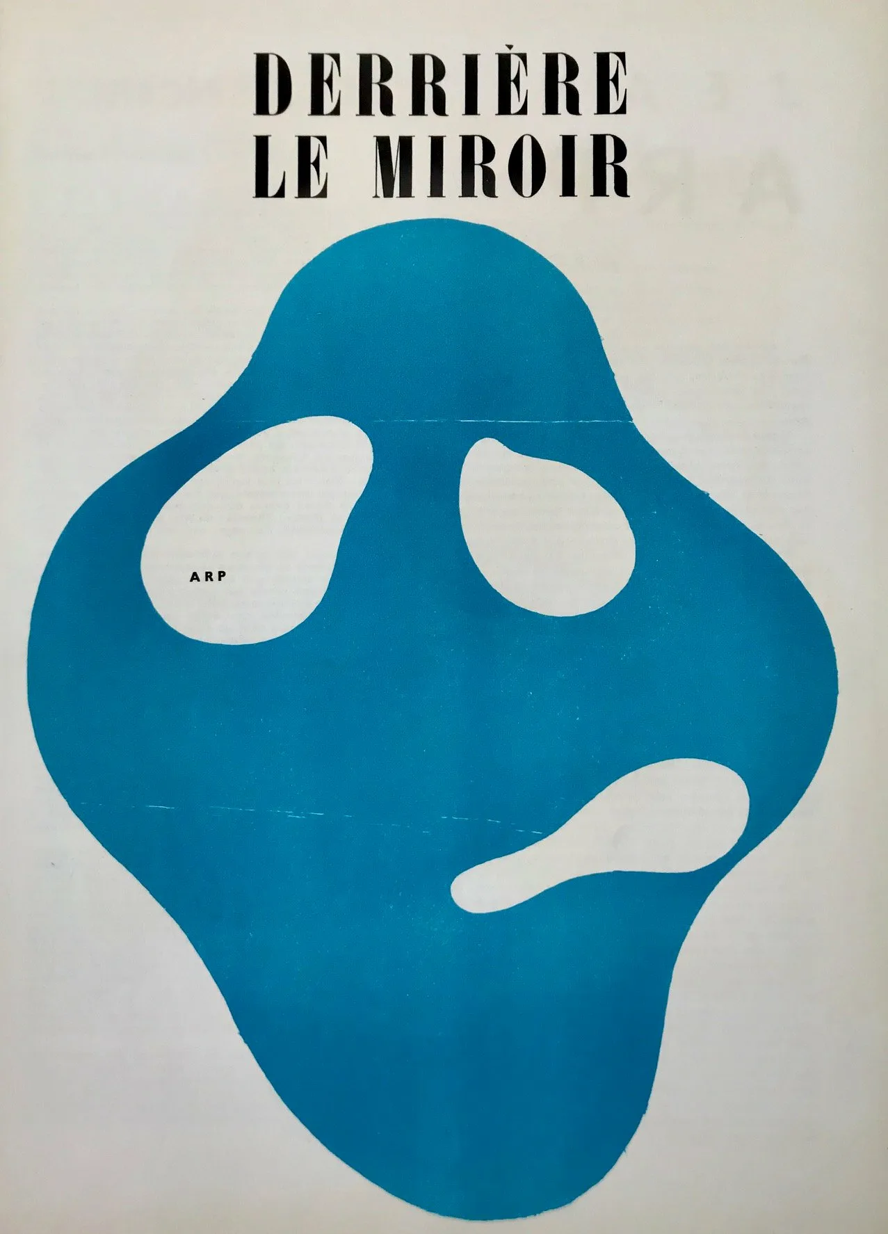 BooK Derriere le Miroir 33, Arp 3 Original Woodcut 1950