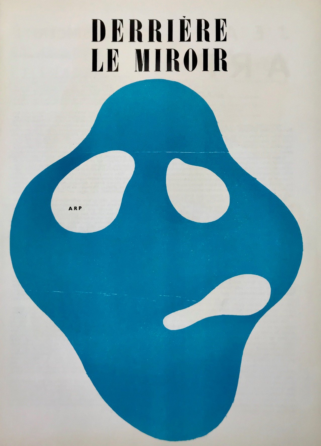 BooK Derriere le Miroir 33, Arp 3 Original Lithograph 1950