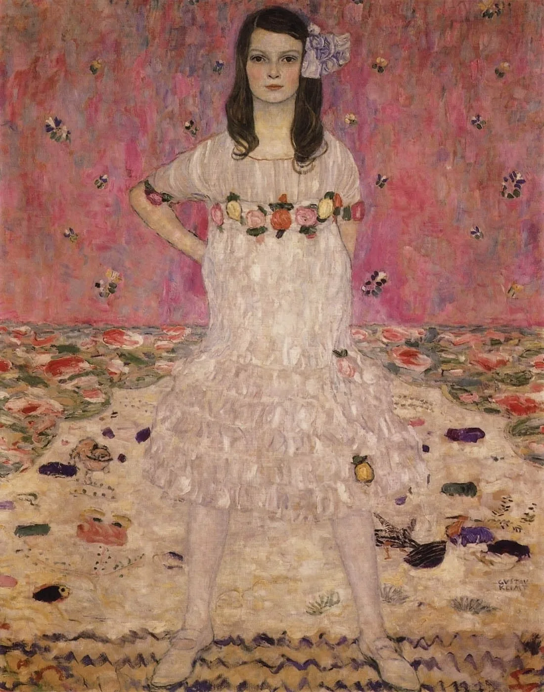 Klimt, Portrait of Madam Primavesi, Giclee Limited Edition