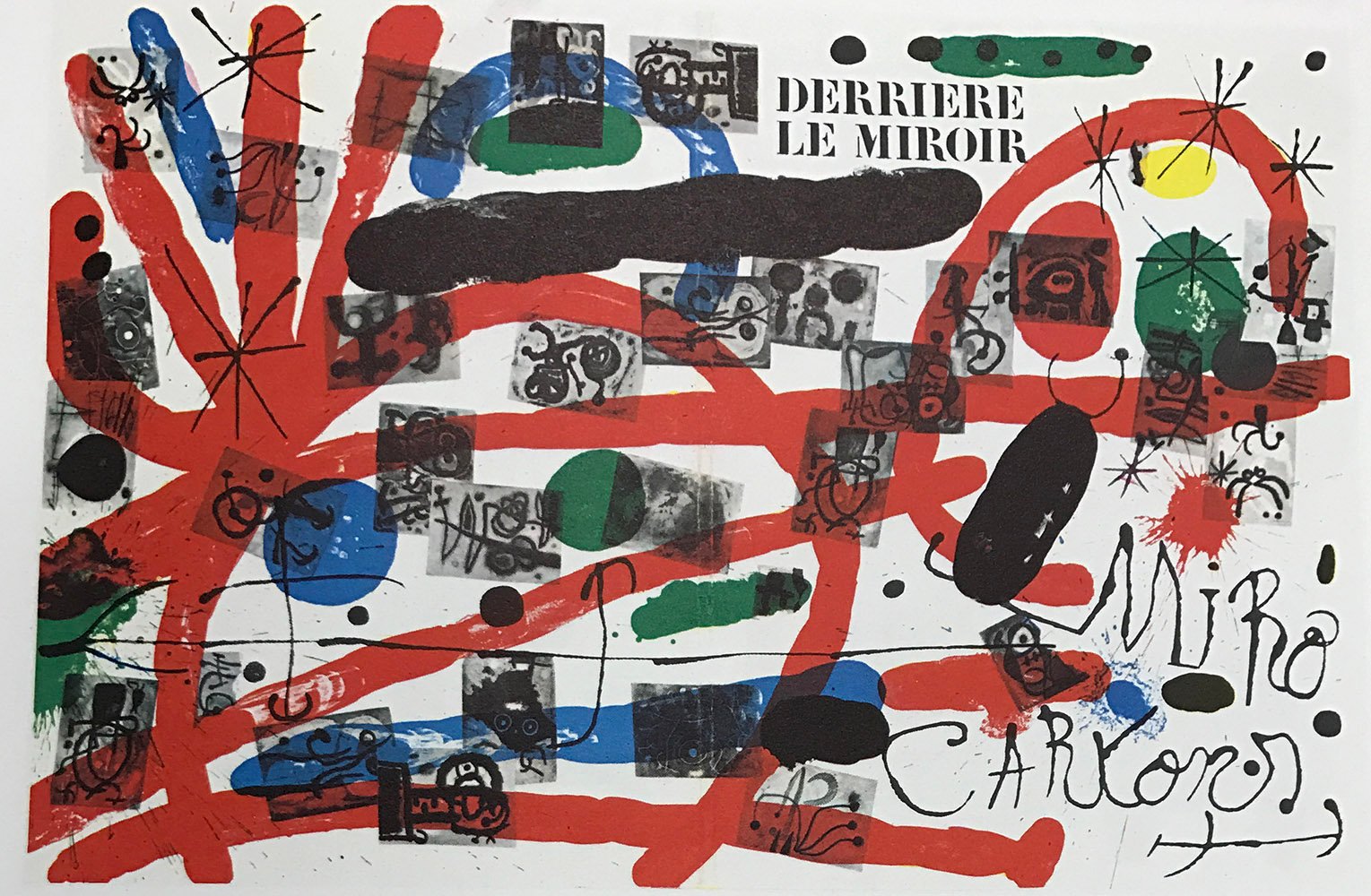 Book Derriere le Miroir 151, Miro 23 Lithographs 1965