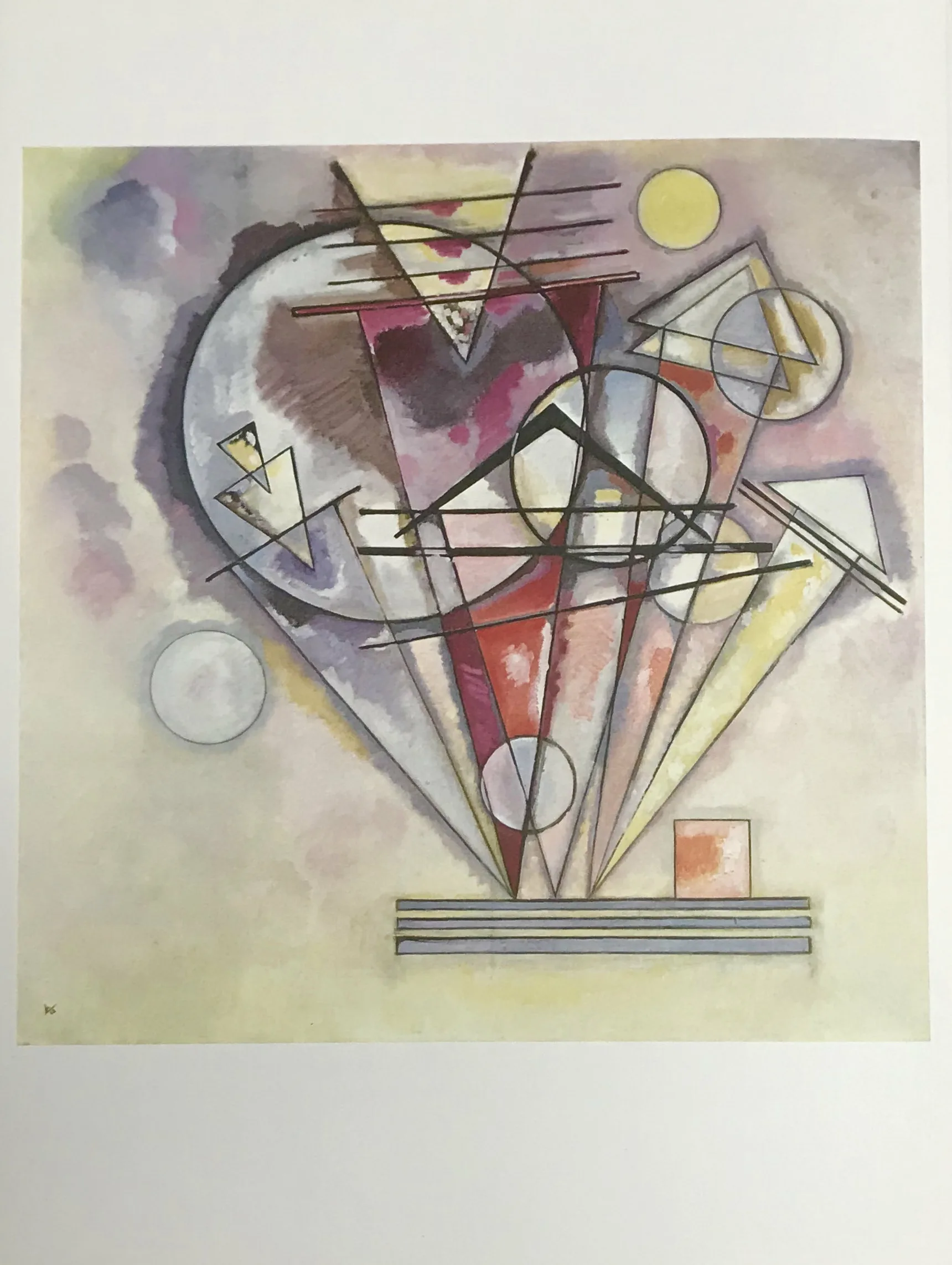 Wassily Kandinsky, Sur des Pointes, Derriere le Miroir