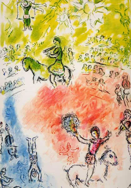 Marc Chagall, La Parade, Derriere le miroir 1981