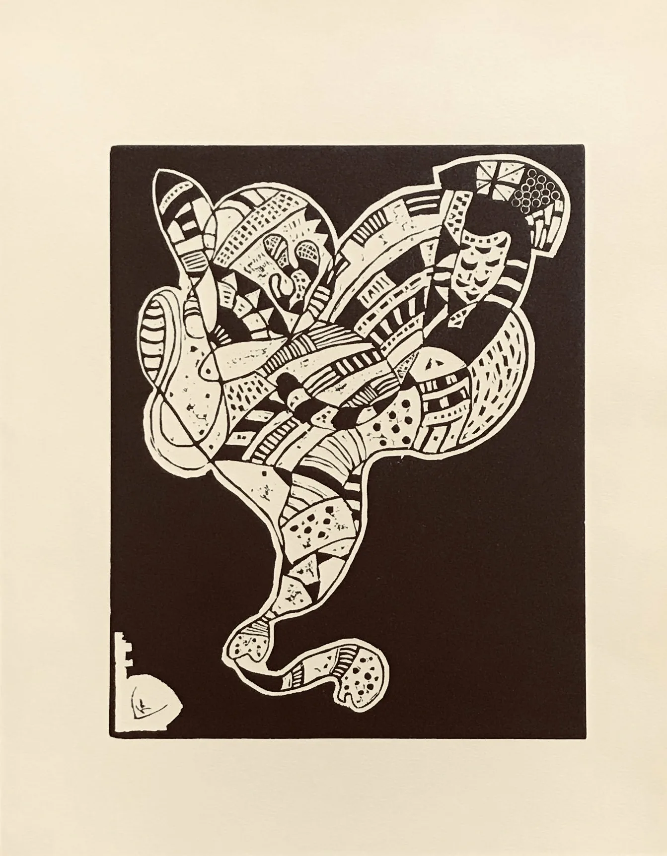 Wassily Kandinsky, Woodcut for Klange 2, XX siecle 1975