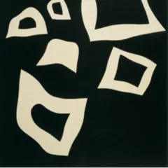Jean Arp, Poster Constellation 7 blanches sur noir