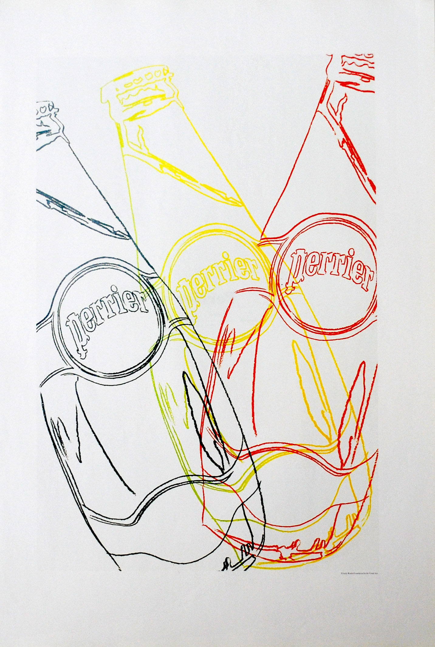 Andy Warhol print Perrier 4, 1999, Pop Art
