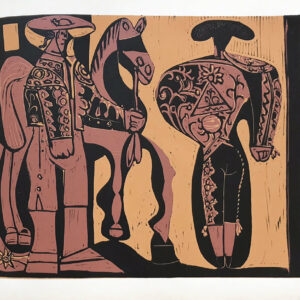 Pablo Picasso Linogravures Picador et taureau, 1962