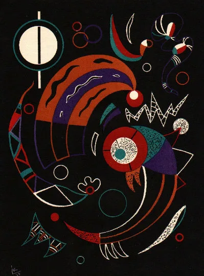 Wassily Kandinsky Lithograph Comet, 1938 Verve