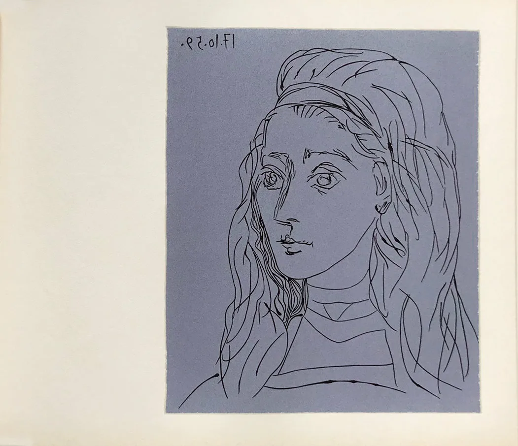 Pablo Picasso 20, Linogravures Jaqueline, 1962