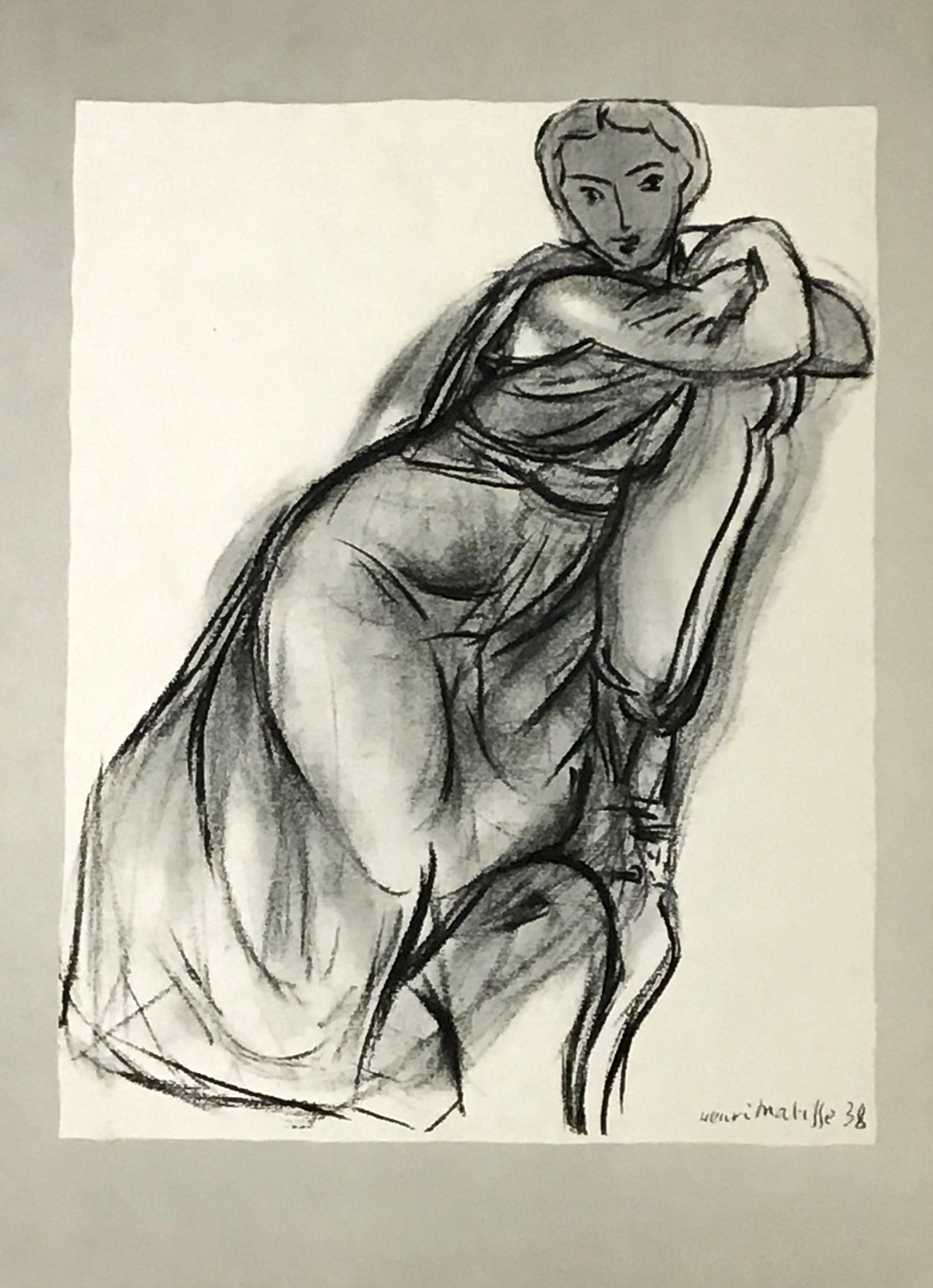 Henri Matisse Untitled 2 Seated woman Verve 1938