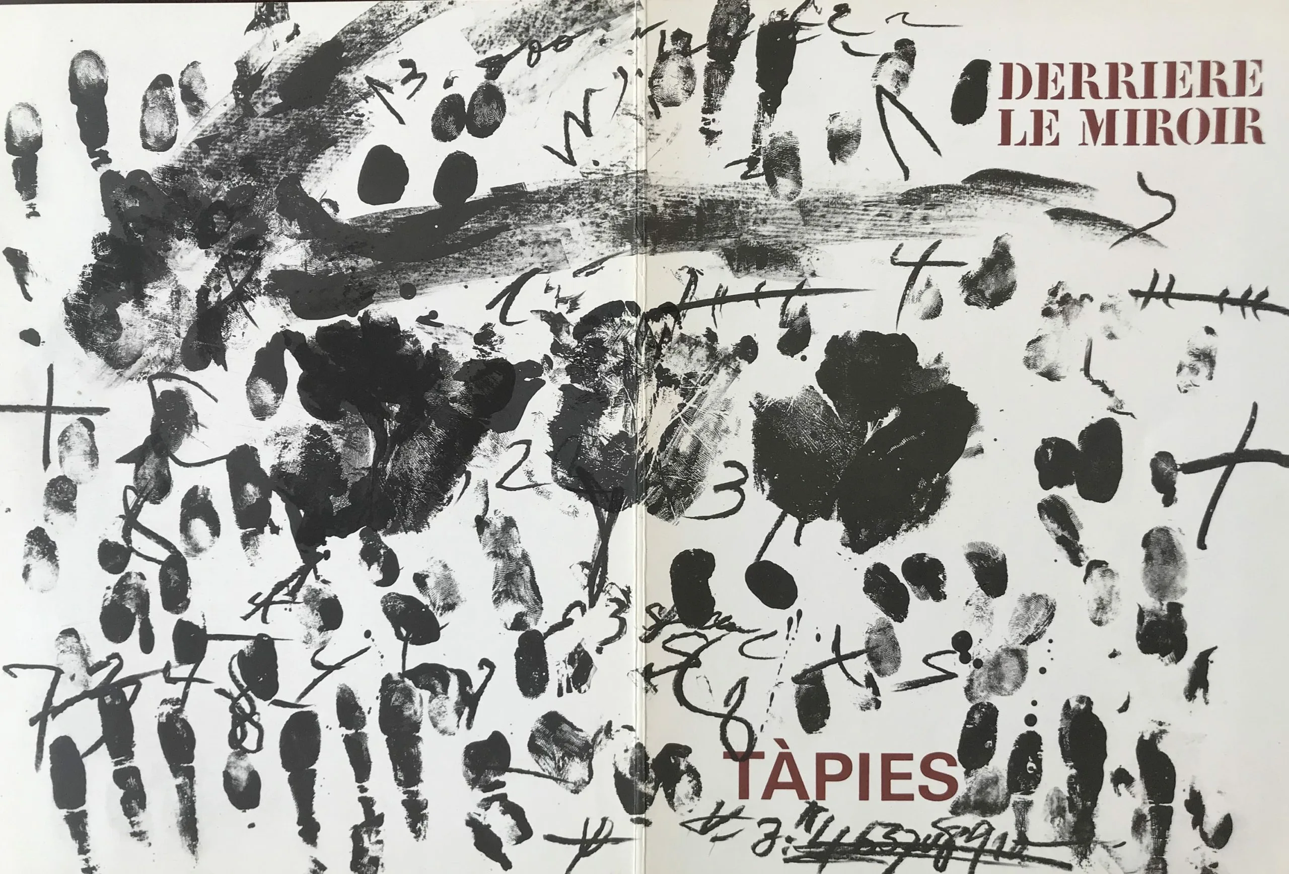 Tapies Original lithograph, DM12175d, DLM 1968