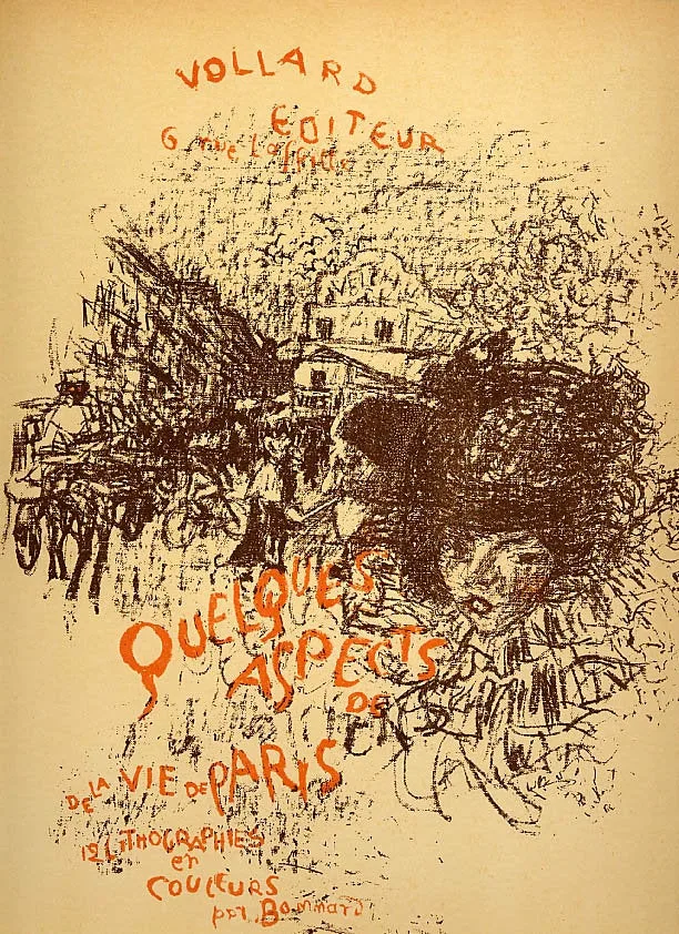 Bonnard Lithograph 107, Couverture 1952