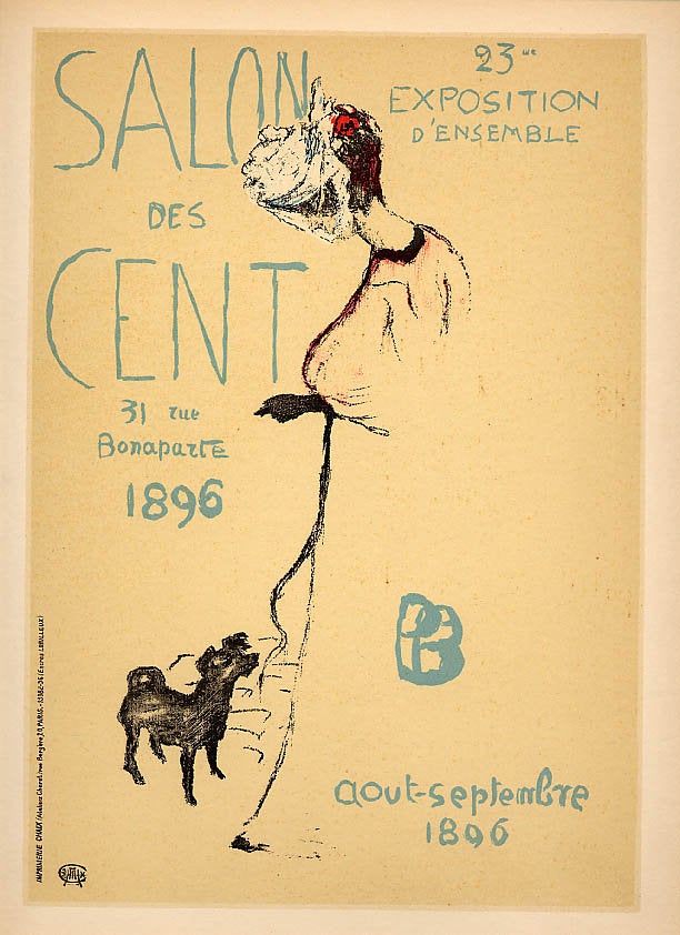 Bonnard Lithograph 87, Salon des Cent 1952