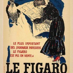 Bonnard Lithograph 135, Grand affiche le Figaro 1952