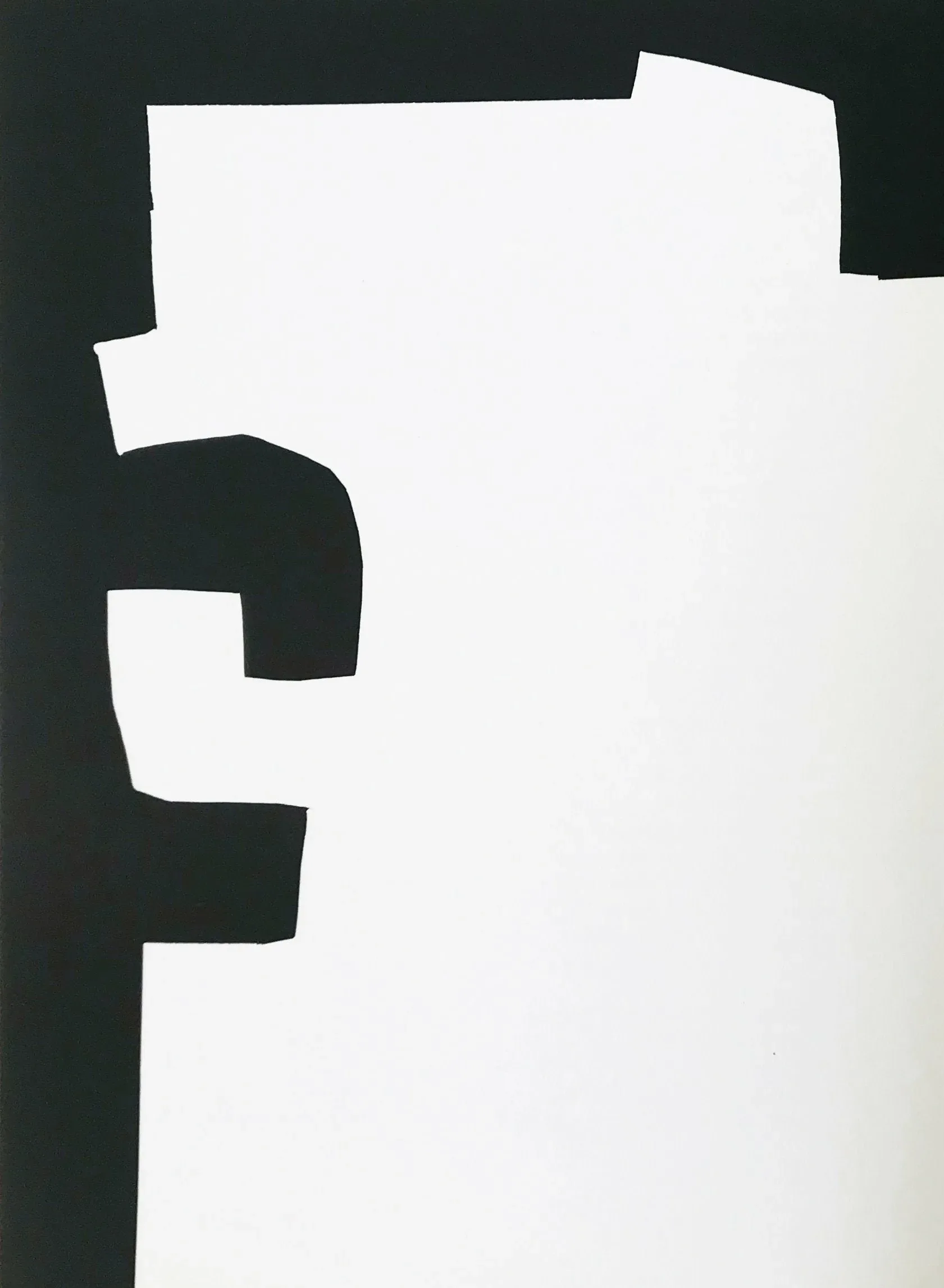 1973 Chillida Original Lithograph DM02204L Derriere le miroir