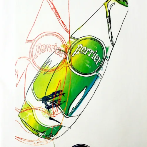 From the pop art collection of Perrier by Andy Warhol