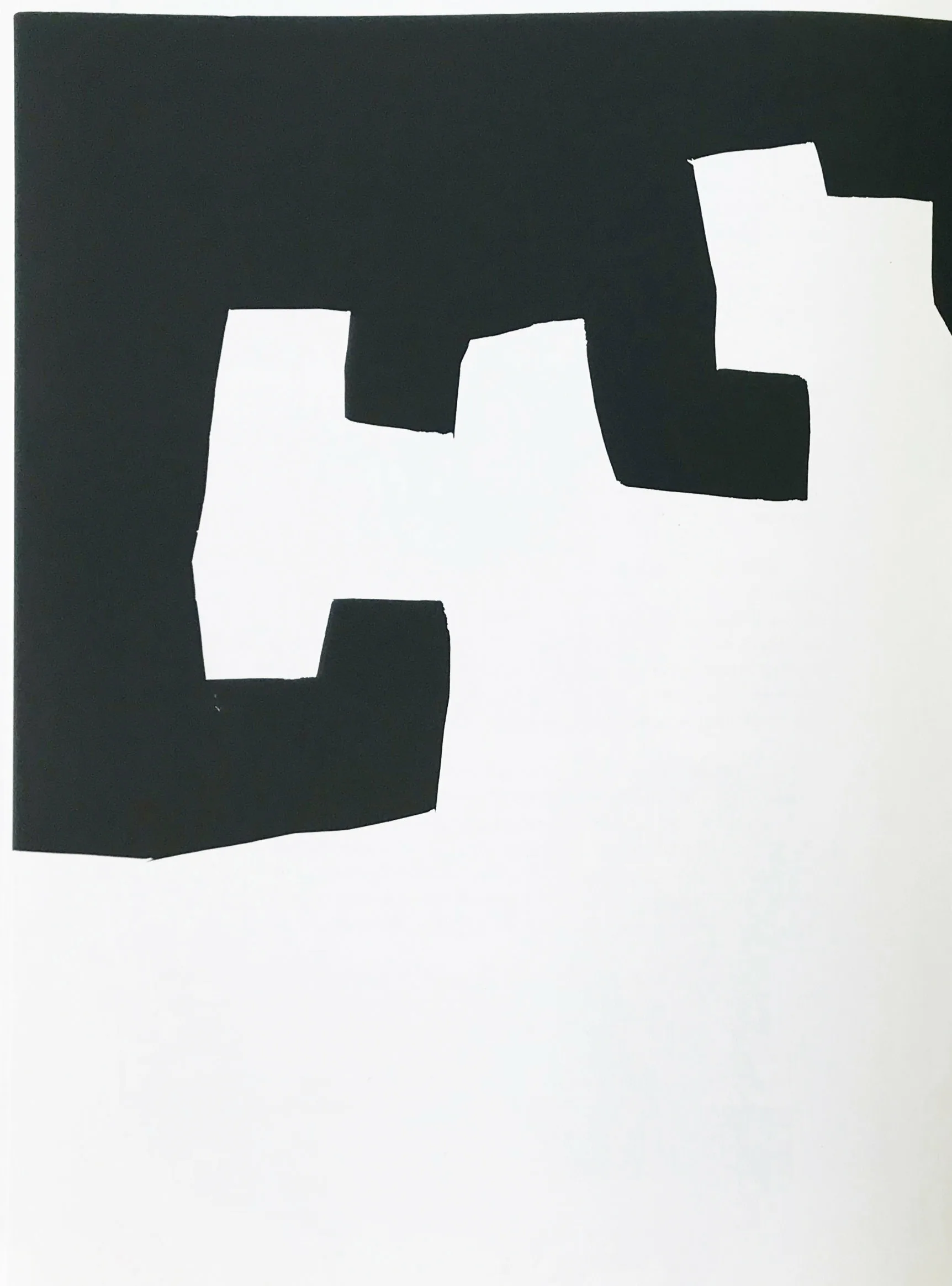 1973 Chillida Original Lithograph DM03204L Derriere le miroir