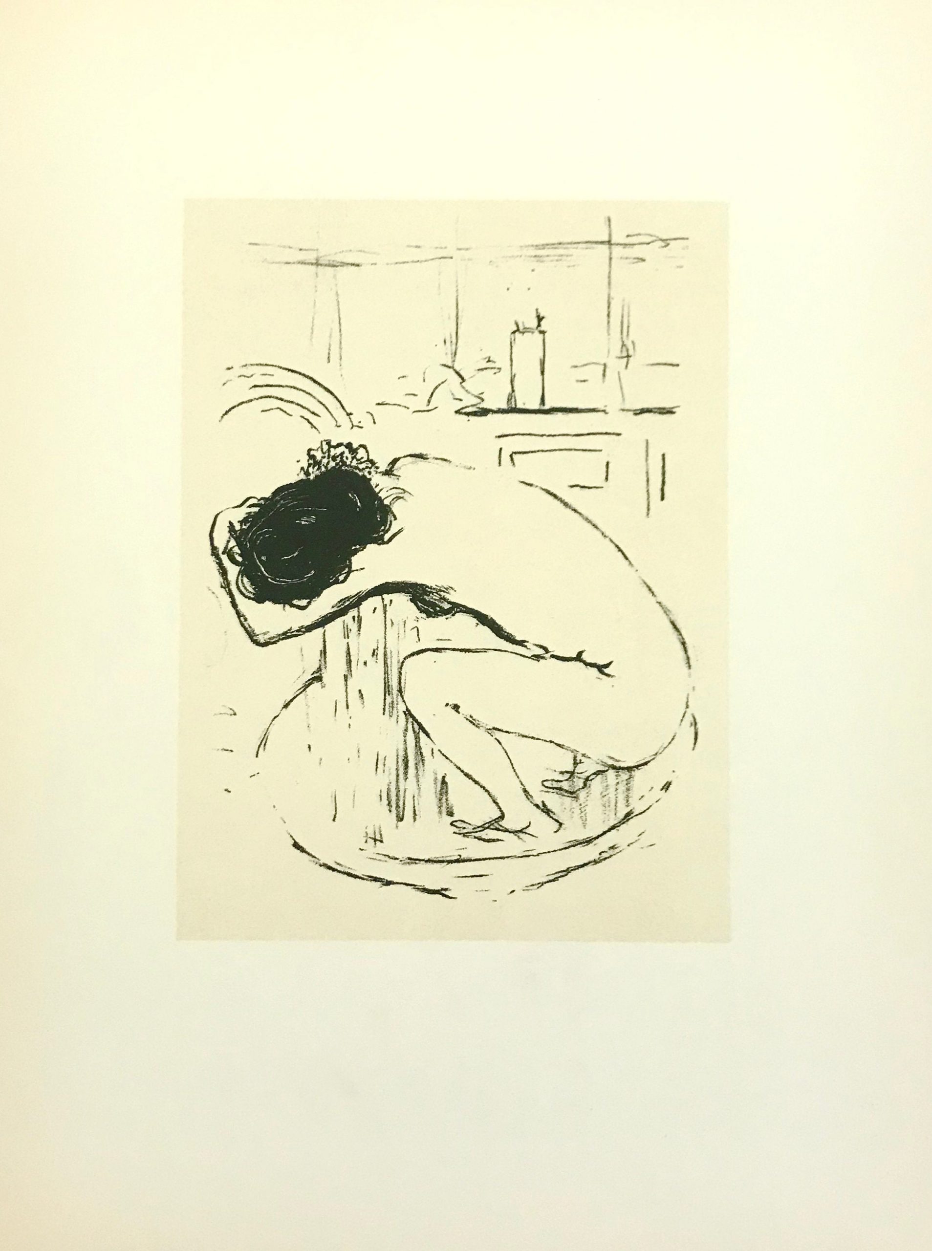 Pierre Bonnard Lithograph 37, Le Tub 1952