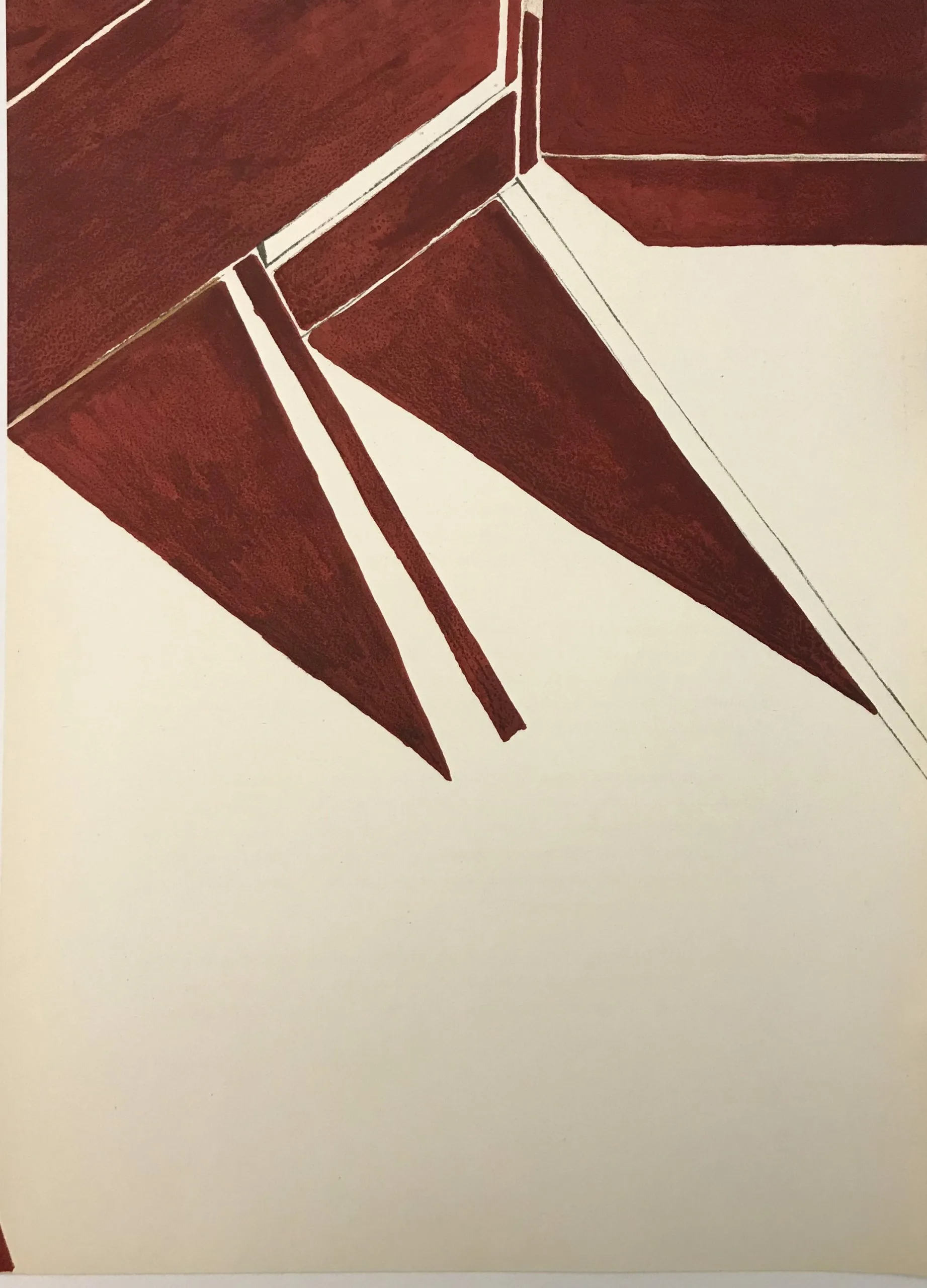 Pablo Palazuelo, Original Lithograph, DM00373, Derriere le Miroir 1955