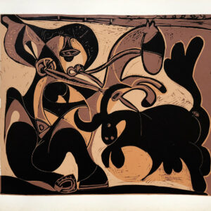 Pablo Picasso 8, Linogravures, Pique, Cercle d'art 1962