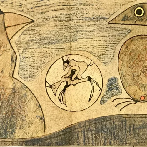 Max Ernst Lithograph Frontispiece 1977
