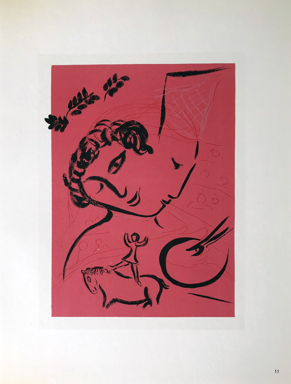 Marc Chagall, from Lithograph vol 2, 1960 Sorlier